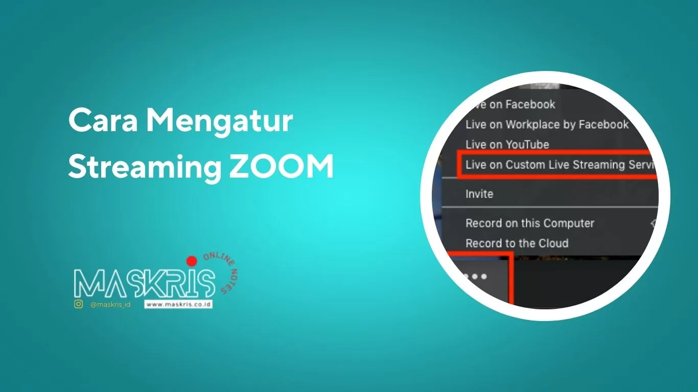 Cara Mengatur Streaming Zoom Meeting ke YouTube Live