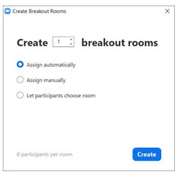 create breakout room