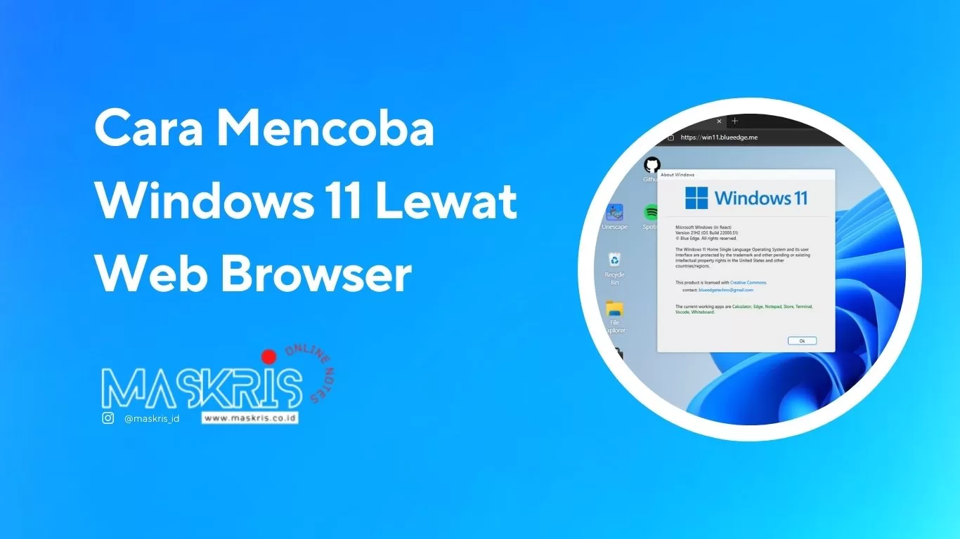 Cara Mencoba Windows 11 Lewat Web Browser