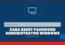 Cara Reset Password Admin Windows