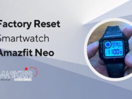 Reset Amazfit Neo