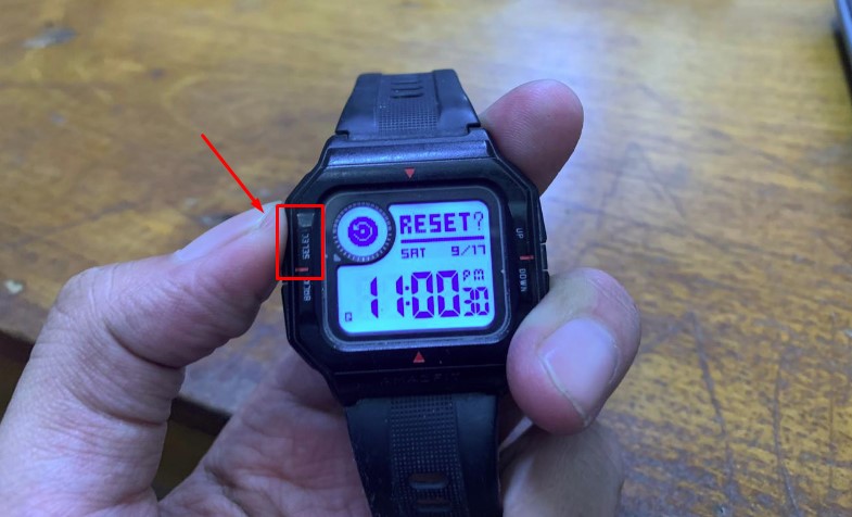 Tombol Select Amazfit Neo
